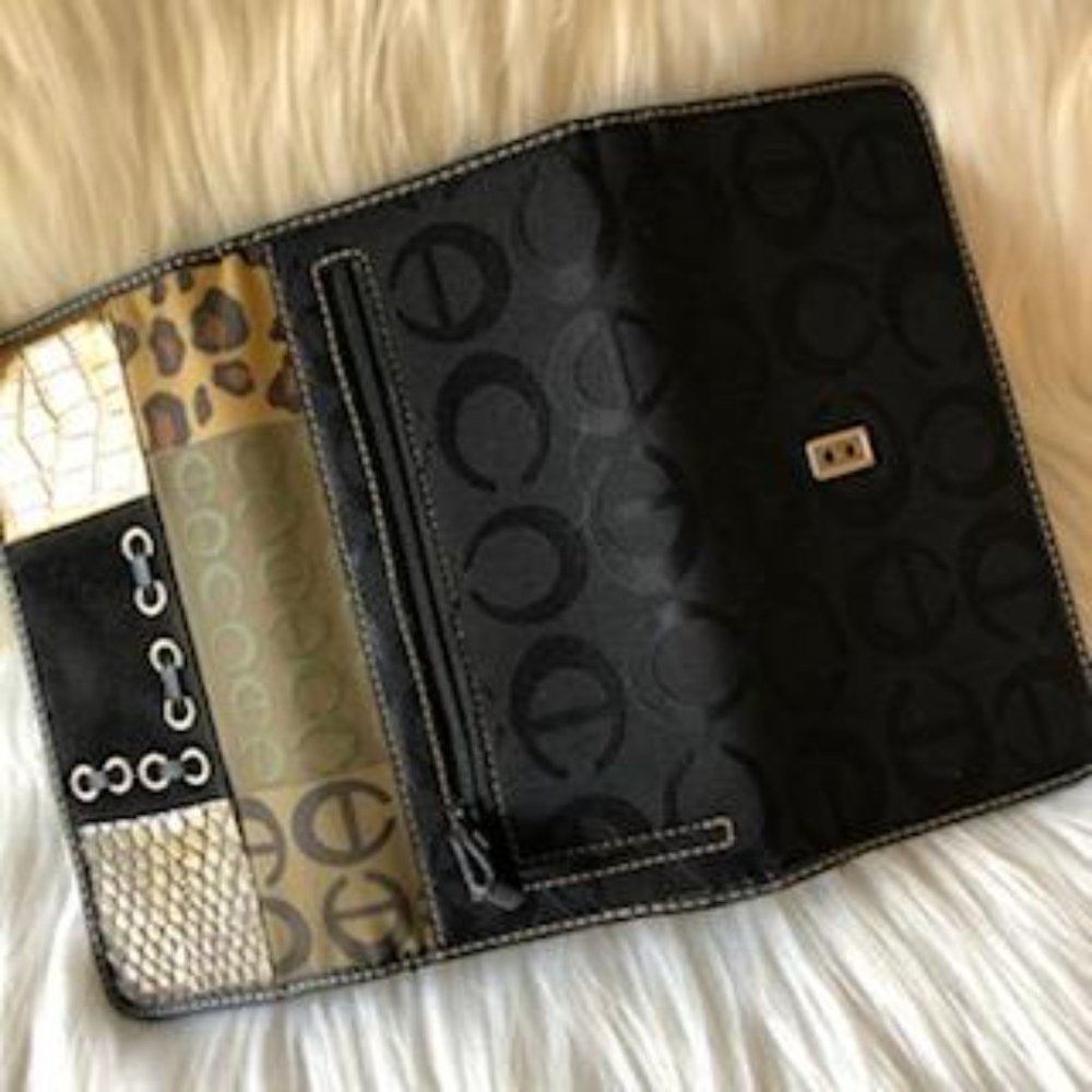 Patchwork Design Wallet - Picture 7 of 13